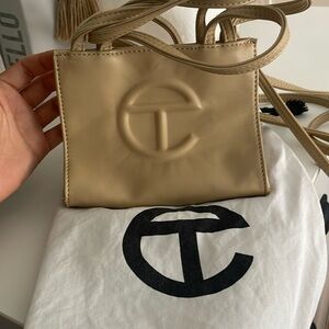 Telfar Mini Cream Bag